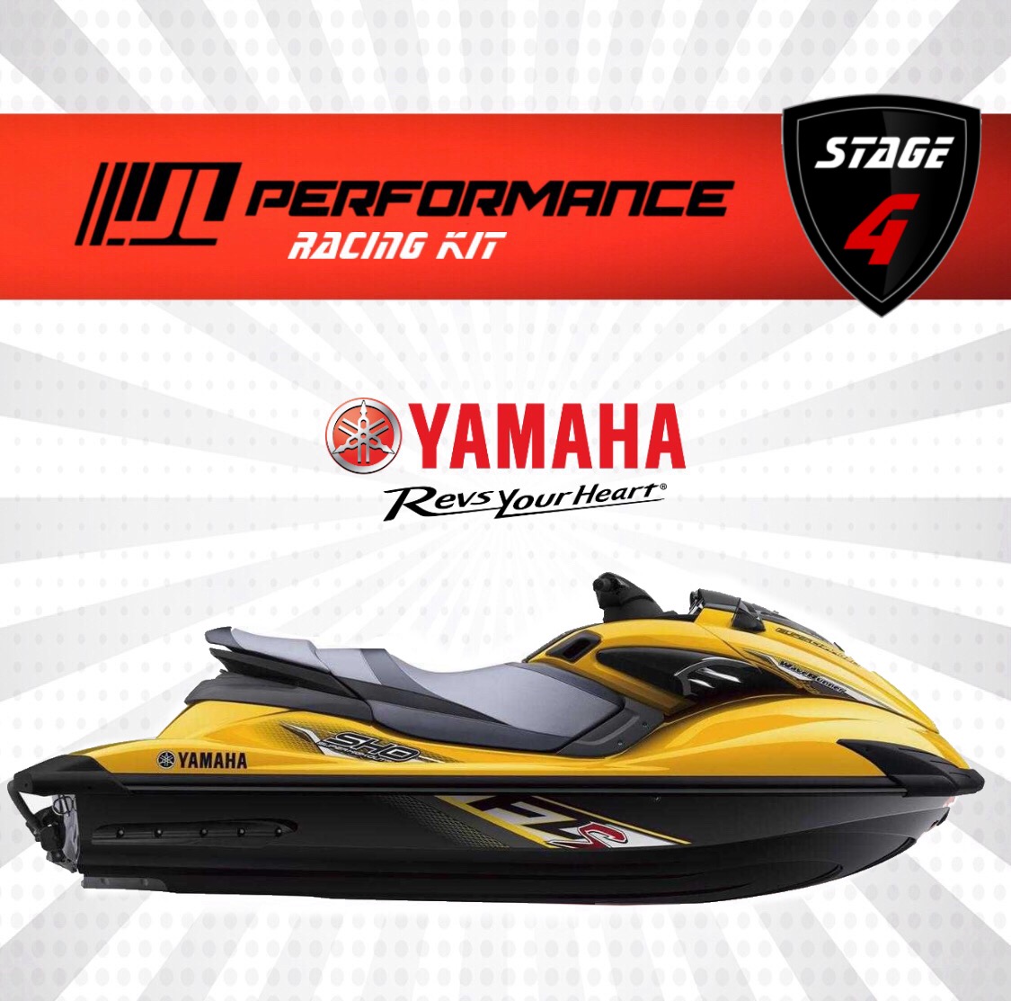 CNC Finger Throttle Lever Fits Sea-Doo Kawasaki Jet-Ski Wave-Runner Yamaha Red 